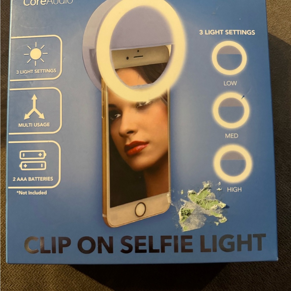 COPY - CoreAudio Clip On Selfie Light